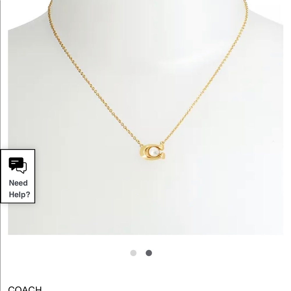 Coach necklace - Picture 1 of 4